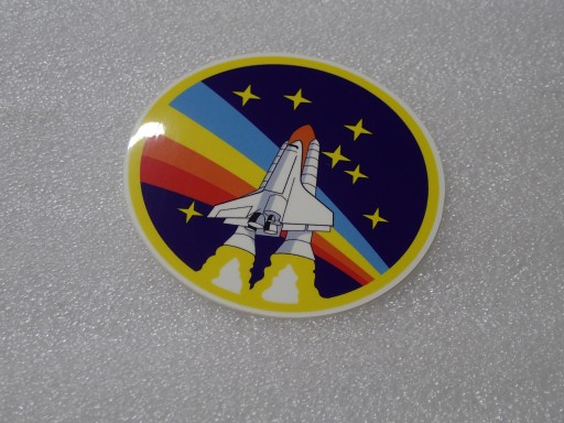 NÁLEPKA S LOGOM NASA 7 x 6,5 cm
