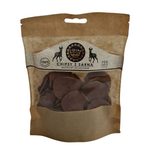 NATURAL SARNA CHIPS pochúťka 99% MÄSO 100G