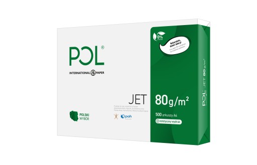 Ekologický kopírovací papier Poljet A4 80g/m2 500 listov