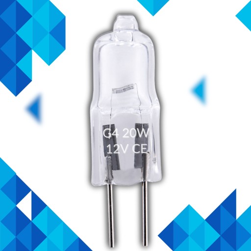 HALOGÉNOVÁ ŽIAROVKA HALOGÉNOVÁ JC G4 20W teplá 12V FILAMENT Krištáľovo čistá