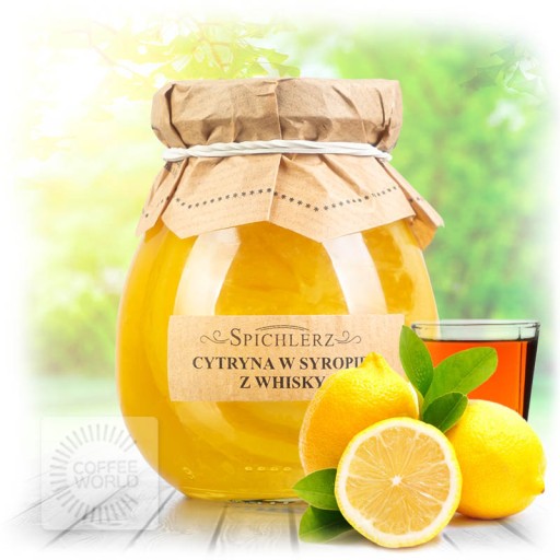 CITRÓNY VO WHISKY SIRUPE Spichlerz 260g - Darčekový téglik