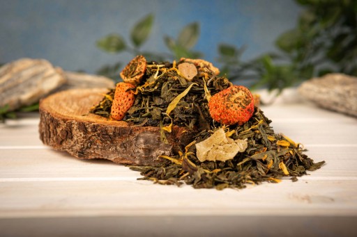 Zelený čaj Sencha 9 POKLADOV ČÍNY ovocie 50g
