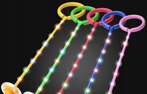 HULA HOP ŠVIHÁK NA NOHY S OSVETĽOVACÍMI LED