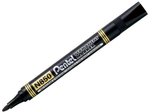 BLACK MARKER permanentný okrúhly fix PENTEL N850 permanentný fix