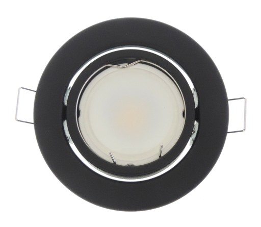 ZARIADENIE ČIERNEJ HALOGÉNOVEJ LAMPY +G5.3 230V LED 7W