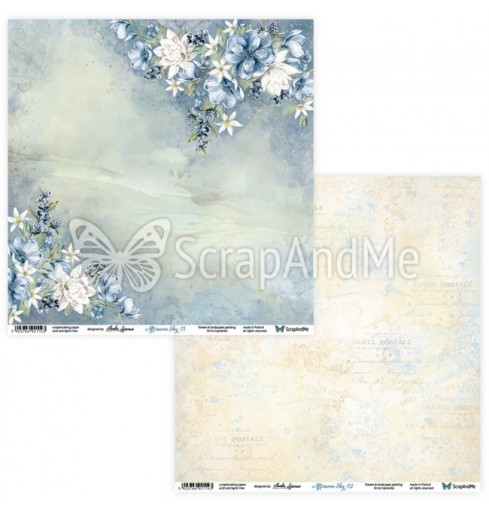 Sada papierov 30x30 - ScrapAndMe - Popoludňajšia obloha