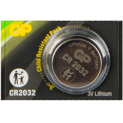 BATTÉRIA LÍTIOVÉHO GOMBÍKOVÉ HODINKY GP CR2032 3V LÍTIOVÁ x5 KS.