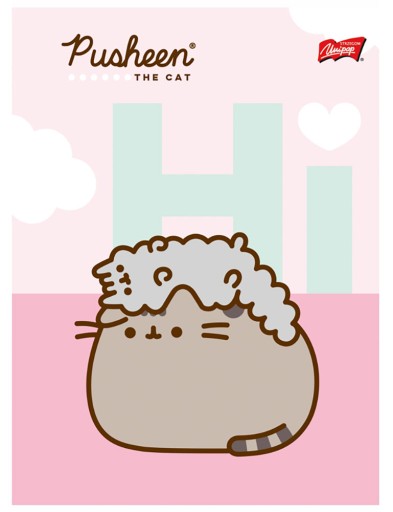 4x školský notebook A5 32k PUSHEEN Colored Line Unipap