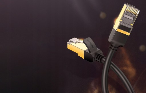 UGREEN RÝCHLY KÁBEL ETHERNET LAN RJ45 CAT7 STP 10GB/S 0,5M