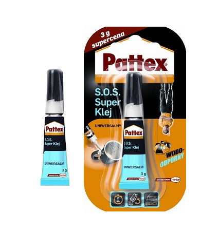 Lepidlo Pattex S.O.S Univerzálny 3g rýchly