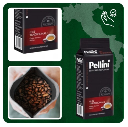 Pellini Espresso n'42 Tradizionale 250g mleté