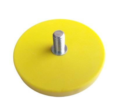 Neodymový magnetický držiak C34L guma ŽLTÁ