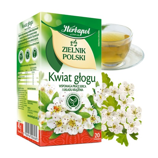 JASTRABÍK FLOWER POLISH HERBAR čaj bylinkový čaj HERBAPOL 20 VRECKOV