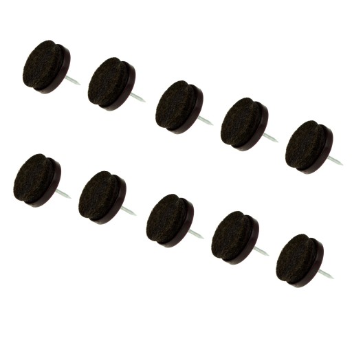 20 x klzák, klzák, plsť, nábytková noha, 30 mm