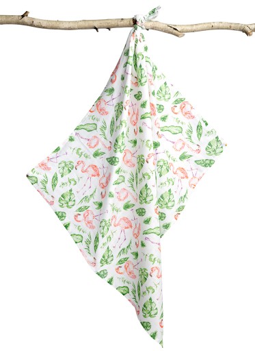 MUSLÍNOVÁ PLIENKA 70X80 CM PLIENKA FLAMINGO