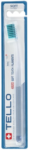 TELLO SOFT 4920 MÄKKÁ ZUBNÁ KEFKA, BLISTER S HRUBÝMI ŠTETINAMI 1 ks.
