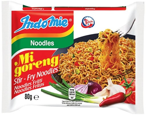 Mi Goreng vyprážané rezance, instantné 80g Indomie