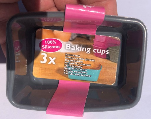 SILIKÓNOVÉ FORMY NA MUFFÍNY, STARÉ MUFFÍNY, 3 ks.