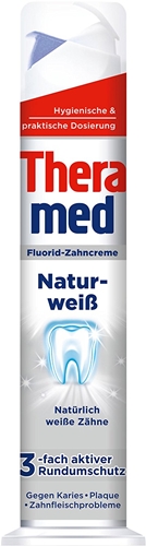 THERAMED BIELIACA ZUBNÁ PASTA V STOJANEJ TUBICE, EFEKTÍVNA, 100ml DE