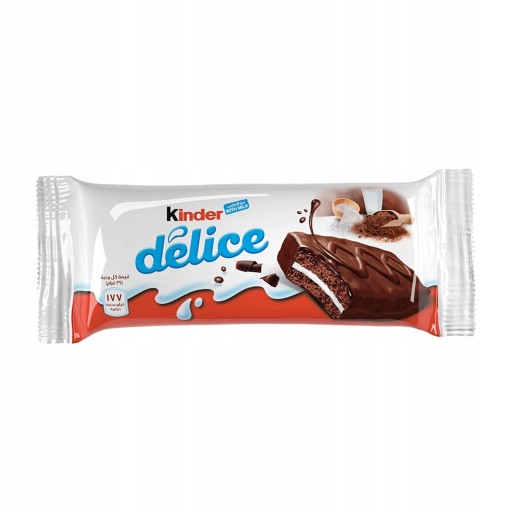 Kinder Delice Čokoládová tyčinka Kakaová piškóta Ferrero torta 1 ks 39g