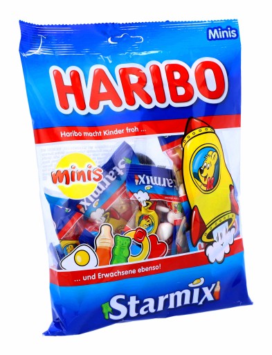 HARIBO Starmix MINI MIX Príchute ovocné želé 250g