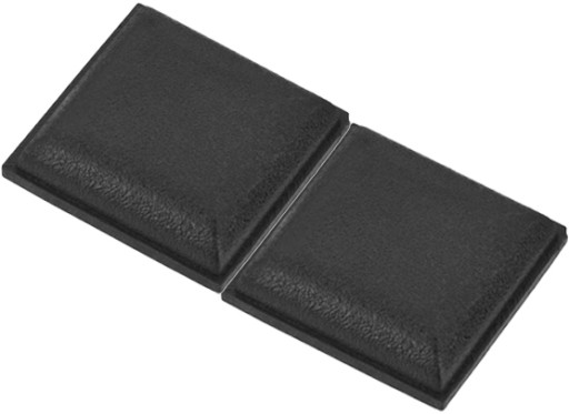GUMOVÉ NOŽKY PRE STĹPOVÉ POUZDRO 13x13 MONACOR HF-10 4KS