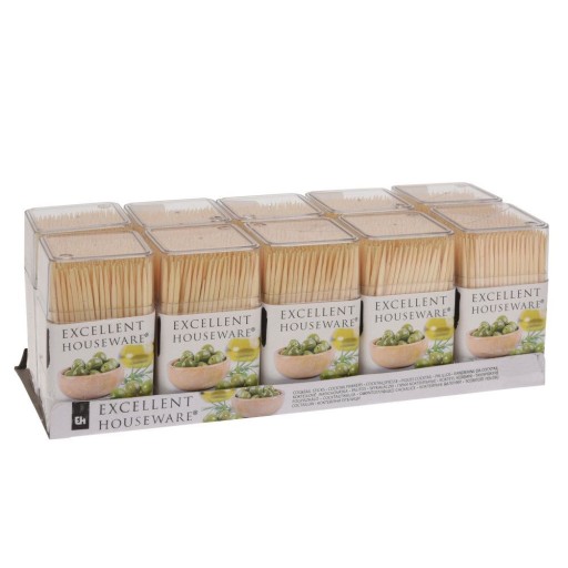 BAMBUSOVÉ TYČKY 450 x 450 NA ZUBY A KONCOVKY 6,5 cm NA PÁRTY