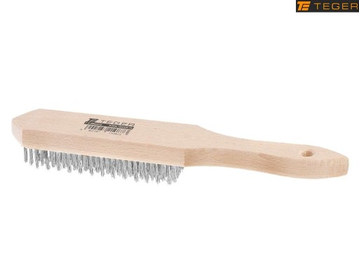 DREVENÁ DRÔTENÁ KEFA PRE RUST TEGER 5 RAD