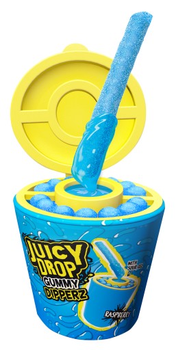 ŠŤAVNÉ DROP GUMMY DIPPERZ ŽELÉ TYČINKY S KYSELNÝM GÉLOM NA MÁČANIE 96G