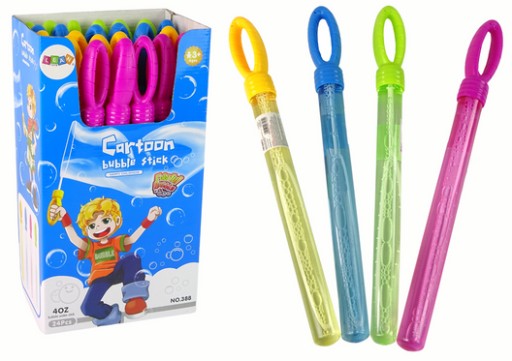Tuba na mydlové bubliny pre deti, 4 farby, 37 cm