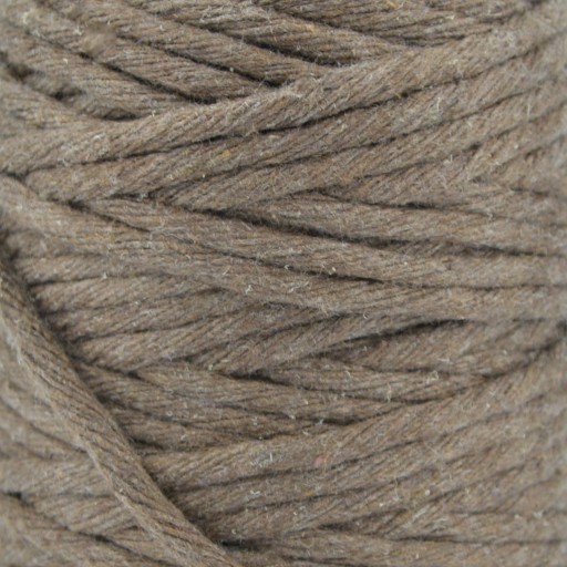 Macrame bavlnená šnúrka 5mm 50m hnedá