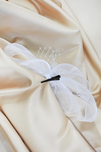 Elegantný kadernícky fascinátor HBS04 Black