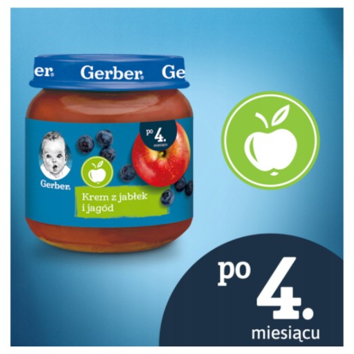 Jablkový a bobuľový dezert 125 g Gerber