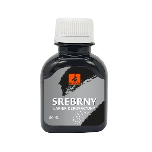 Dekoračný lak SILVER SILVER 80 ml Dragon
