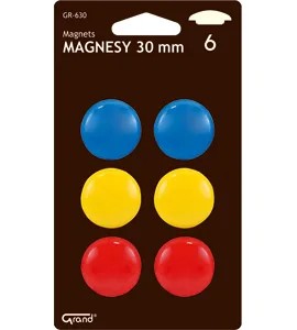 Magnety 30 mm blister 6 ks.