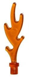 LEGO Flame Fire Trans-Orange 6126b - 10 ks