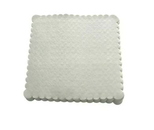 BRÚSKY ZAPEČENÉ, BIELY, OBRUŠKY ZAPEČENÉ, BIELY 17x17cm (400) ČERVENÝ PLAST