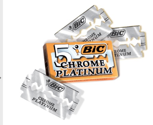 BIC CHROME PLATINIUM žiletky, 5 kusov