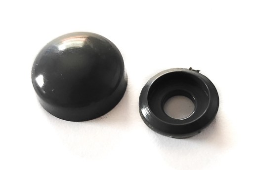 Rozeta 16mm Skrutkovací uzáver 100ks TMAVO SIVÁ