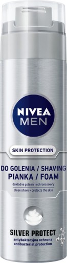 NIVEA MEN PENA NA HOLENIE 200ML SILVER PROTECT
