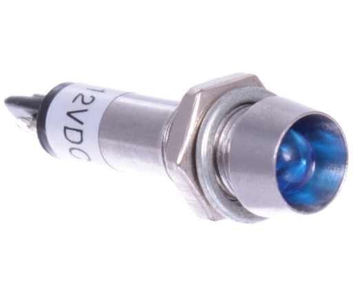 Indikátor hodín v kokpite Modrá LED 12V