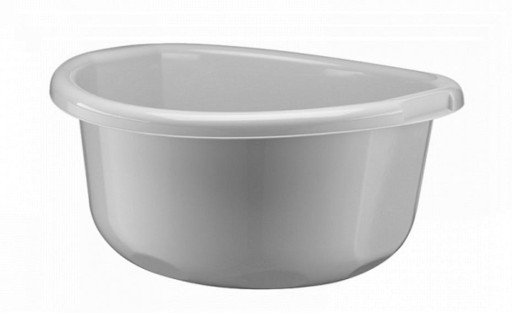 Miska Selma okrúhla, 15 L, plast, šedá