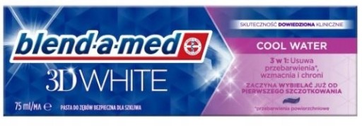BLENNAMED Pasta 3D Biela studená voda 75ml