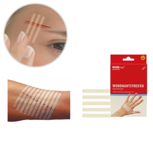 Pásik na uzavretie rany 10 ks/ 102x6,4 mm Šijacie materiály