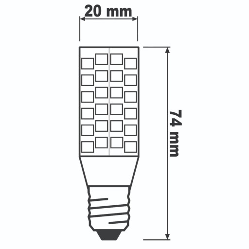 LED žiarovka E14 10W 970lm 3000K LUMILED