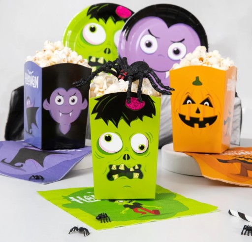 HALLOWEENSKÉ obrúsky MONSTER PUMPKIN GHOST VAMPIRE 12 ks