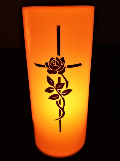 LED VLOŽKA S EFEKTOM PLAMEŇA PRE GRAND GRANES + BATÉRIE R6, KRÍŽOVÝ VZOR