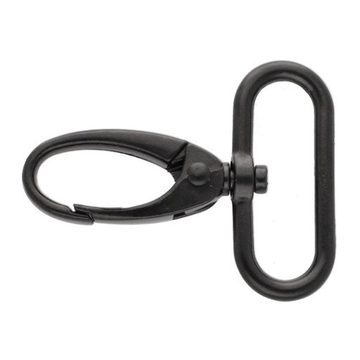 KARABÍNA KRAB 32 mm ČIERNA