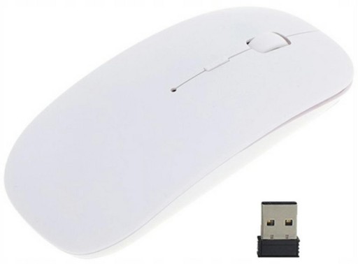 BEZDRÔTOVÁ TENKÁ MYŠ, USB OPTICKÁ WIFI MYŠ