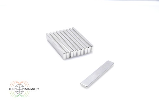 Neodymový tanierový magnet MPŁ 40x7x2,4 N38SH 5ks